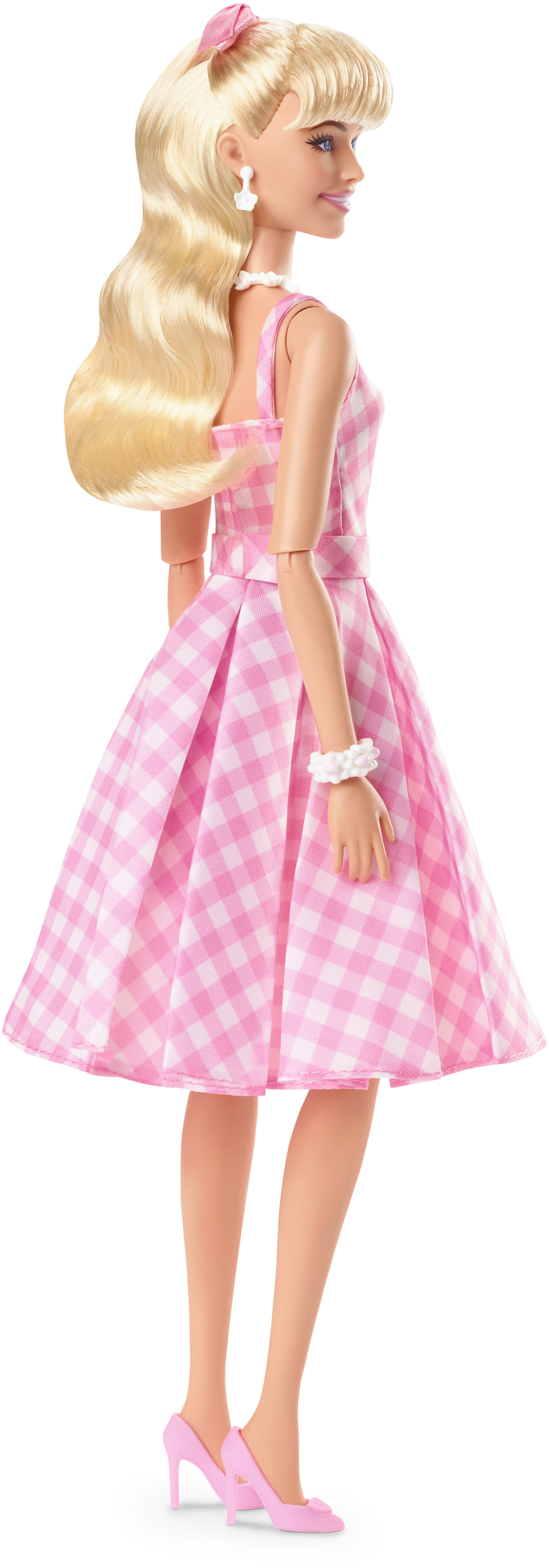 Barbie The Movie Collectible Doll, Margot Robbie As Barbie in Pink Gingham Dress